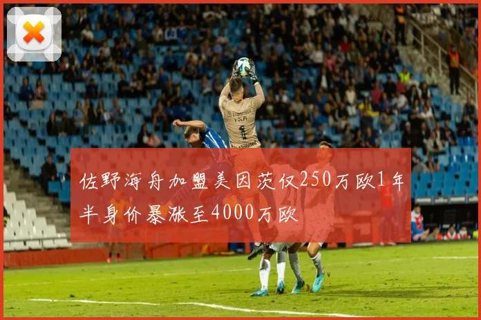 佐野海舟加盟美因茨仅250万欧1年半身价暴涨至4000万欧